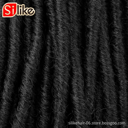 Silike  Synthetic Speedy Up-Do Drawstring Ponytail - Faux Loc Braids Hair Extensions Drawstring Crochet hair twist Ponytail Hair